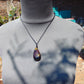 6 gram Teardrop Pendant Indonesian Blue Amber for Healing PB296