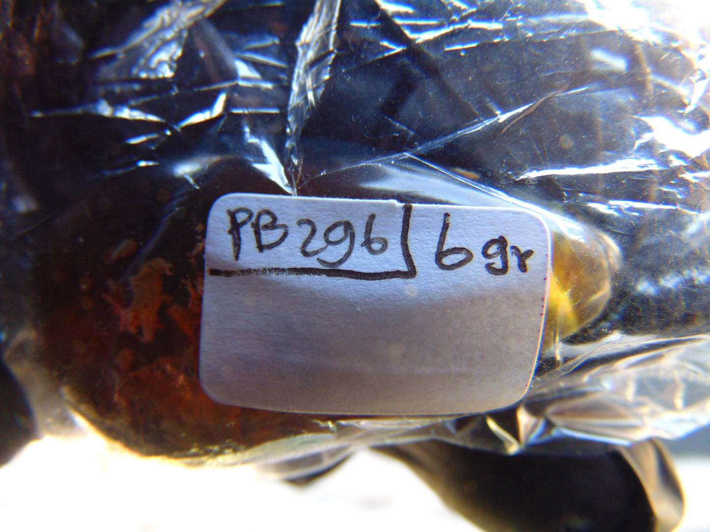 6 gram Teardrop Pendant Indonesian Blue Amber for Healing PB296