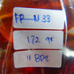 172 gr 11 beads Big Necklace Indonesian blue Amber for Healing FRN33