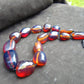 112 gr 15 beads Big Necklace Indonesian blue Amber for Healing FRN32