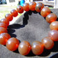 15 Gram 18 Small Beads Bracelet Indonesian Red Amber for Healing SB48