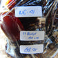 88 gram Small Beads Combination Necklace Indonesian Red White Amber for Healing NE41