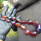 112 gr 15 beads Big Necklace Indonesian blue Amber for Healing FRN32