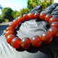 15 Gram 18 Small Beads Bracelet Indonesian Red Amber for Healing SB48