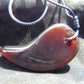 Natural Indonesian Amber Pendant Magatama, 8 gram Amber Comma Pendant,Unique Statement Gift for Men Women 26y57