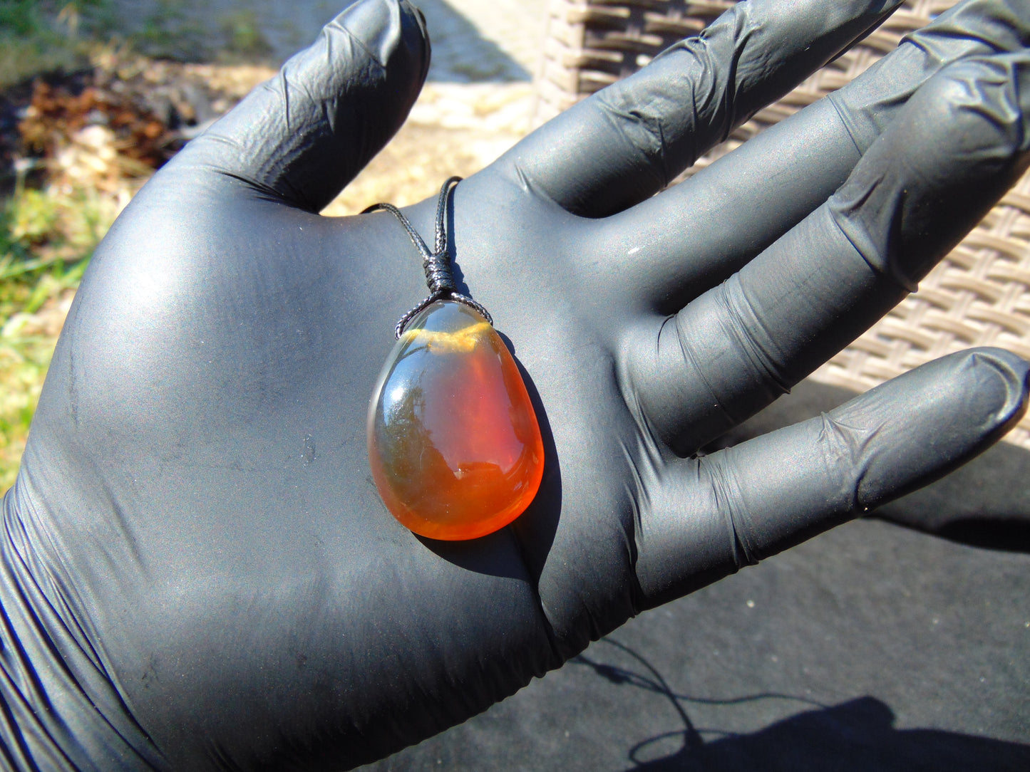 6 gram Pendant Indonesian Honey Amber for Healing PB147