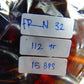 112 gr 15 beads Big Necklace Indonesian blue Amber for Healing FRN32