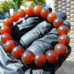 15 Gram 18 Small Beads Bracelet Indonesian Red Amber for Healing SB48