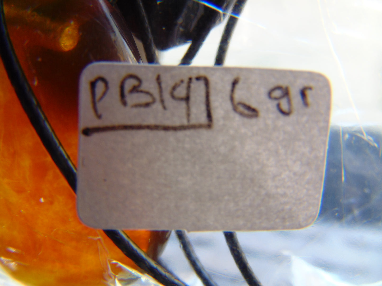 6 gram Pendant Indonesian Honey Amber for Healing PB147