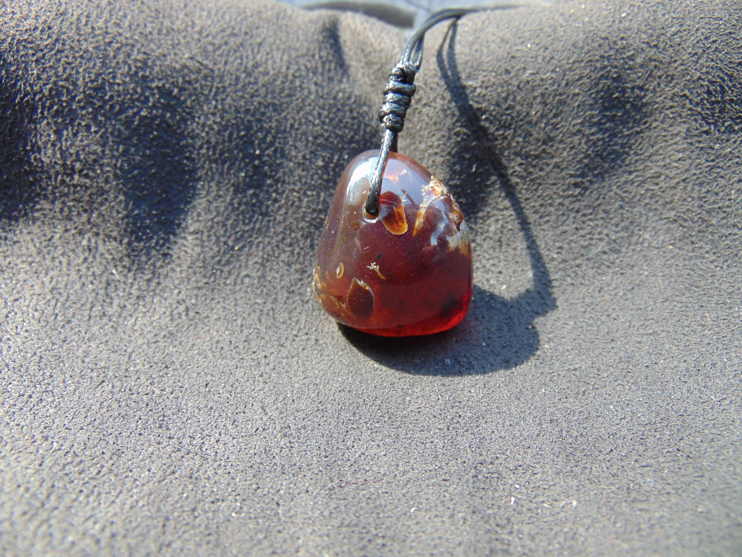 6 gram Pendant Indonesian Blue Amber for Healing 26A169