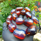 120 gr 15 beads Big Necklace Indonesian blue Amber for Healing FRN31