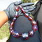 120 gr 15 beads Big Necklace Indonesian blue Amber for Healing FRN31