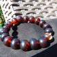 17 Gram 18 Small Beads Bracelet Indonesian Red Bluish Amber for Healing SB54