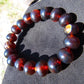 17 Gram 18 Small Beads Bracelet Indonesian Red Bluish Amber for Healing SB54
