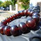 17 Gram 18 Small Beads Bracelet Indonesian Red Bluish Amber for Healing SB54