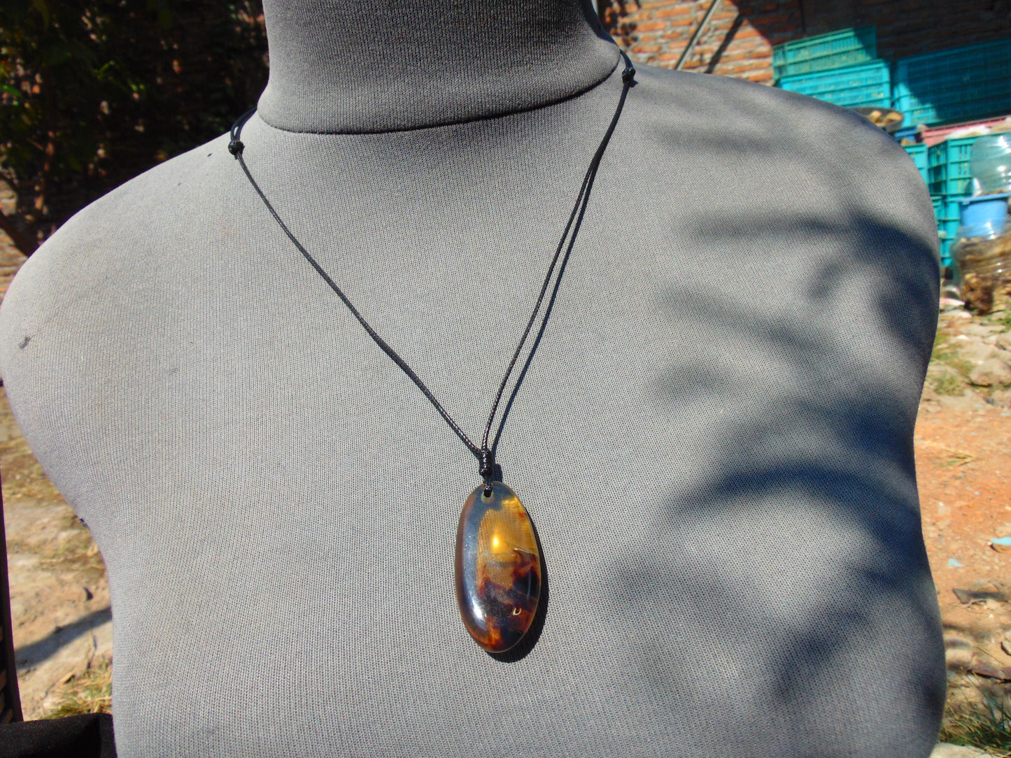 6 gram Pendant Indonesian Sky Blue Amber for Healing 26PA02