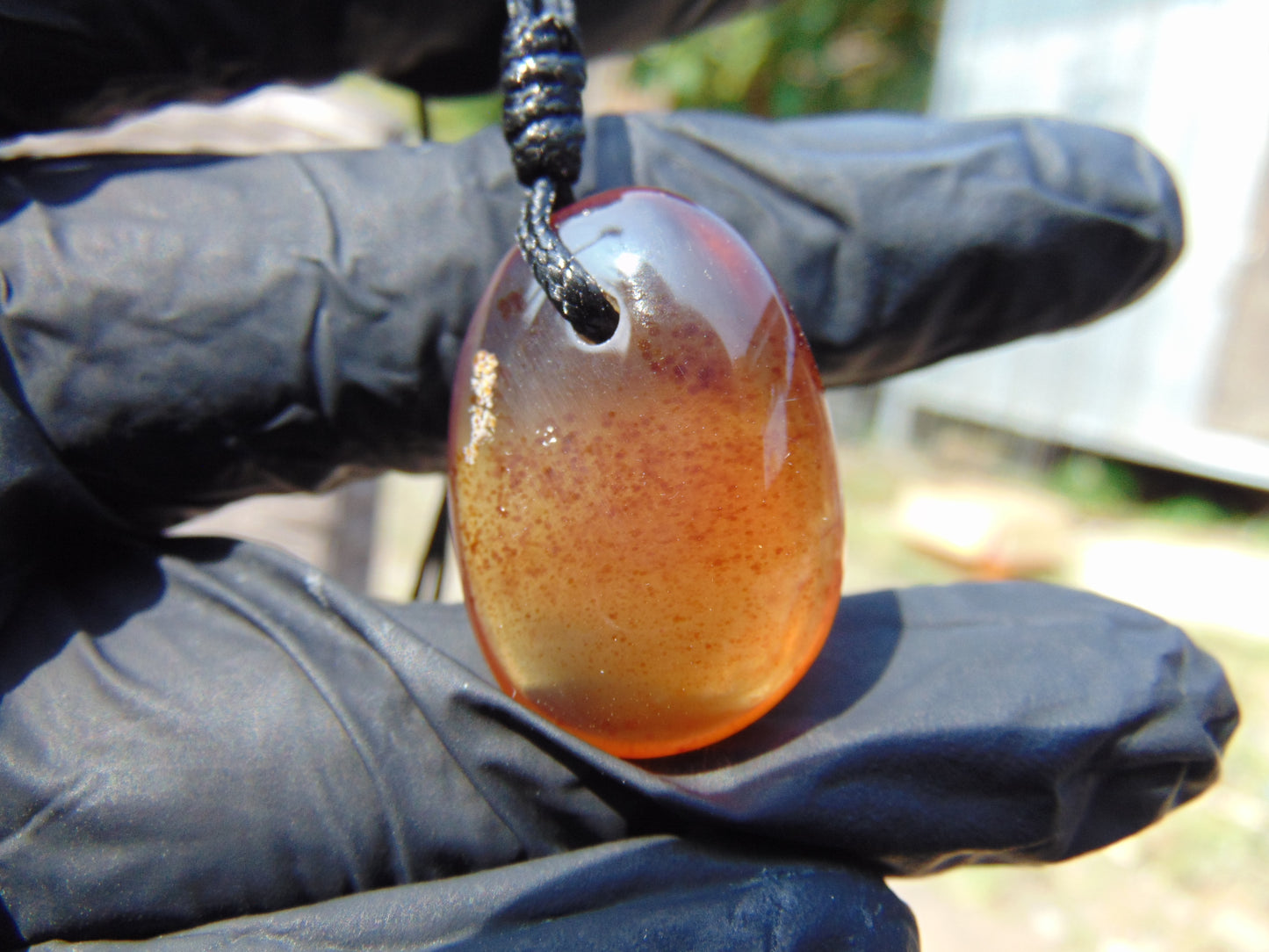 4 gram Pendant Indonesian Blue Amber for Healing 26A103
