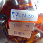137 gr 13 beads Big Necklace Indonesian blue Amber for Healing FRN30