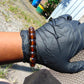 16 Gram 18 Small Beads Bracelet Indonesian Yellow Bluish Amber for Healing SB45