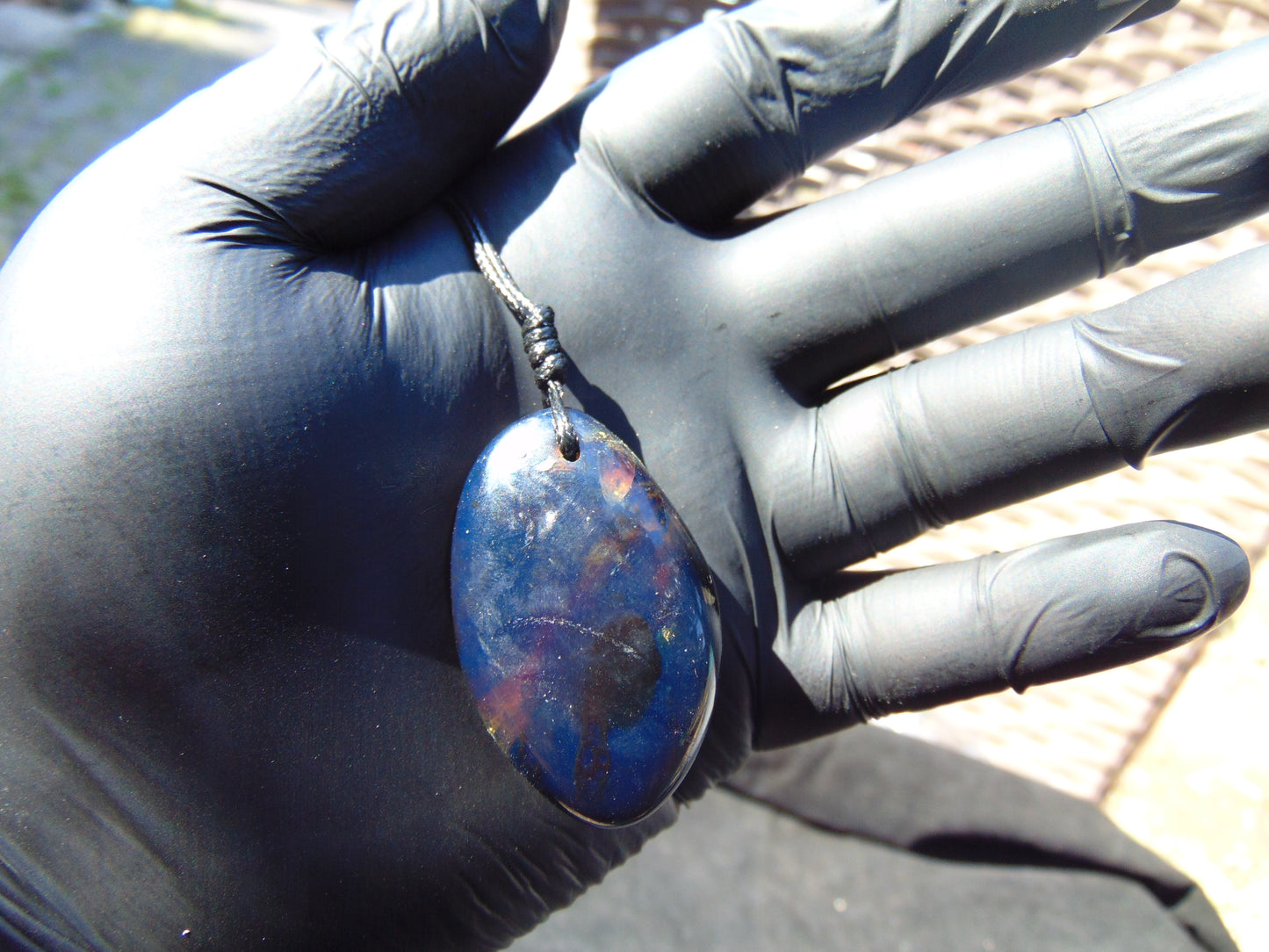 12 gram Pendant Indonesian Blue Amber for Healing 26A383