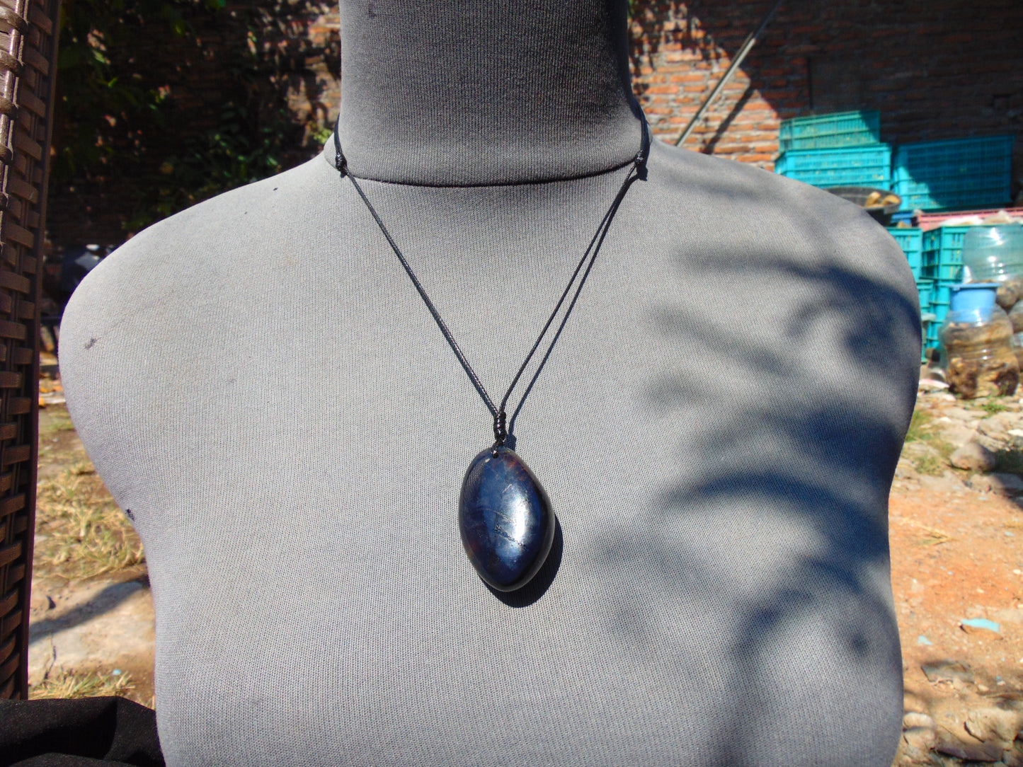 12 gram Pendant Indonesian Blue Amber for Healing 26A383