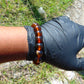 16 Gram 18 Small Beads Bracelet Indonesian Yellow Bluish Amber for Healing SB45