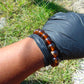 16 Gram 18 Small Beads Bracelet Indonesian Yellow Bluish Amber for Healing SB45