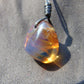 6 gram Pendant Indonesian Crystal Blue Amber for Healing 26A141
