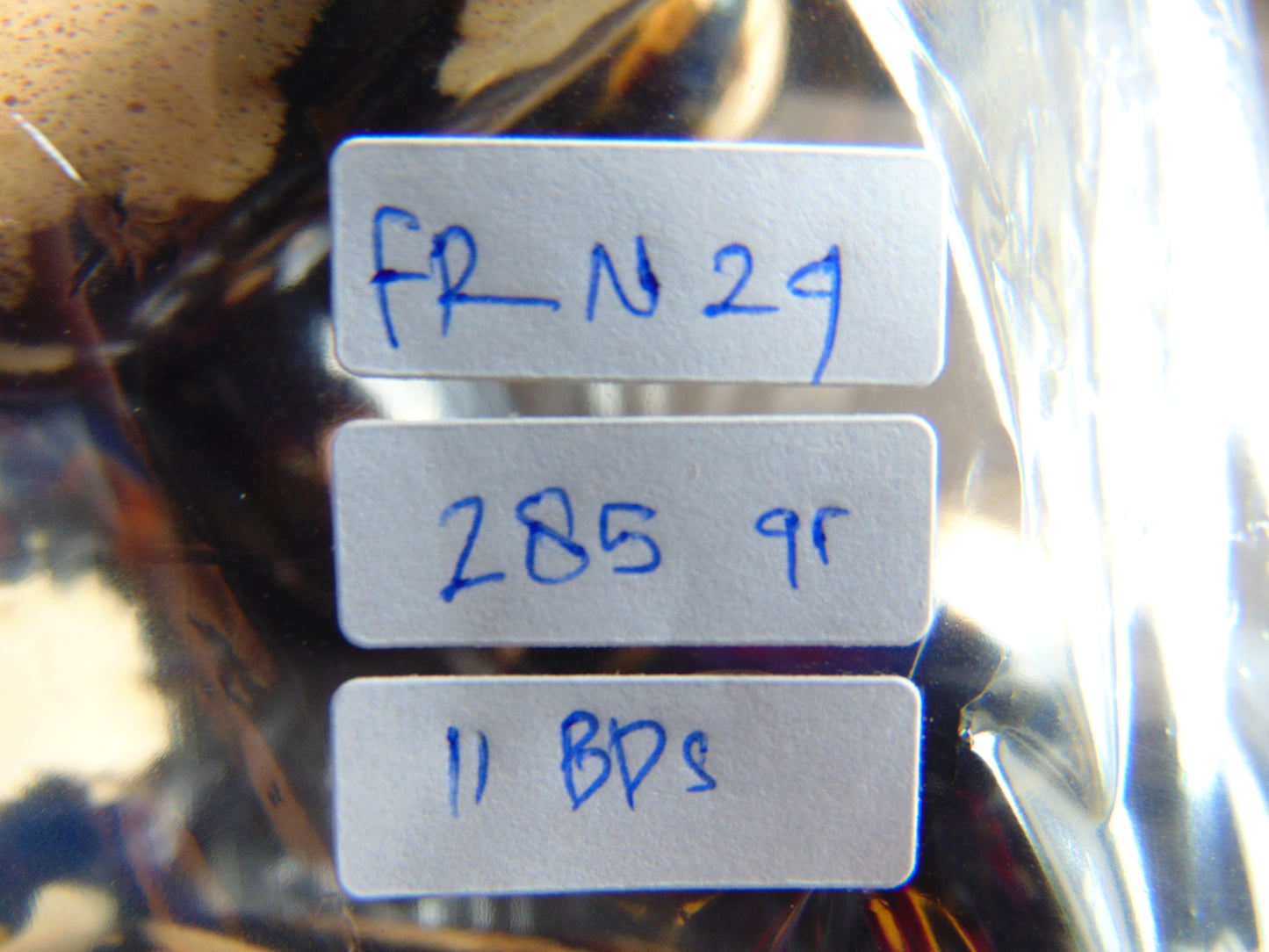 285 gr 11 beads Big Necklace Indonesian blue Amber for Healing FRN29
