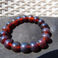 18 Gram 18 Small Beads Bracelet Indonesian Cherry Red Bluish Amber for Healing SB44