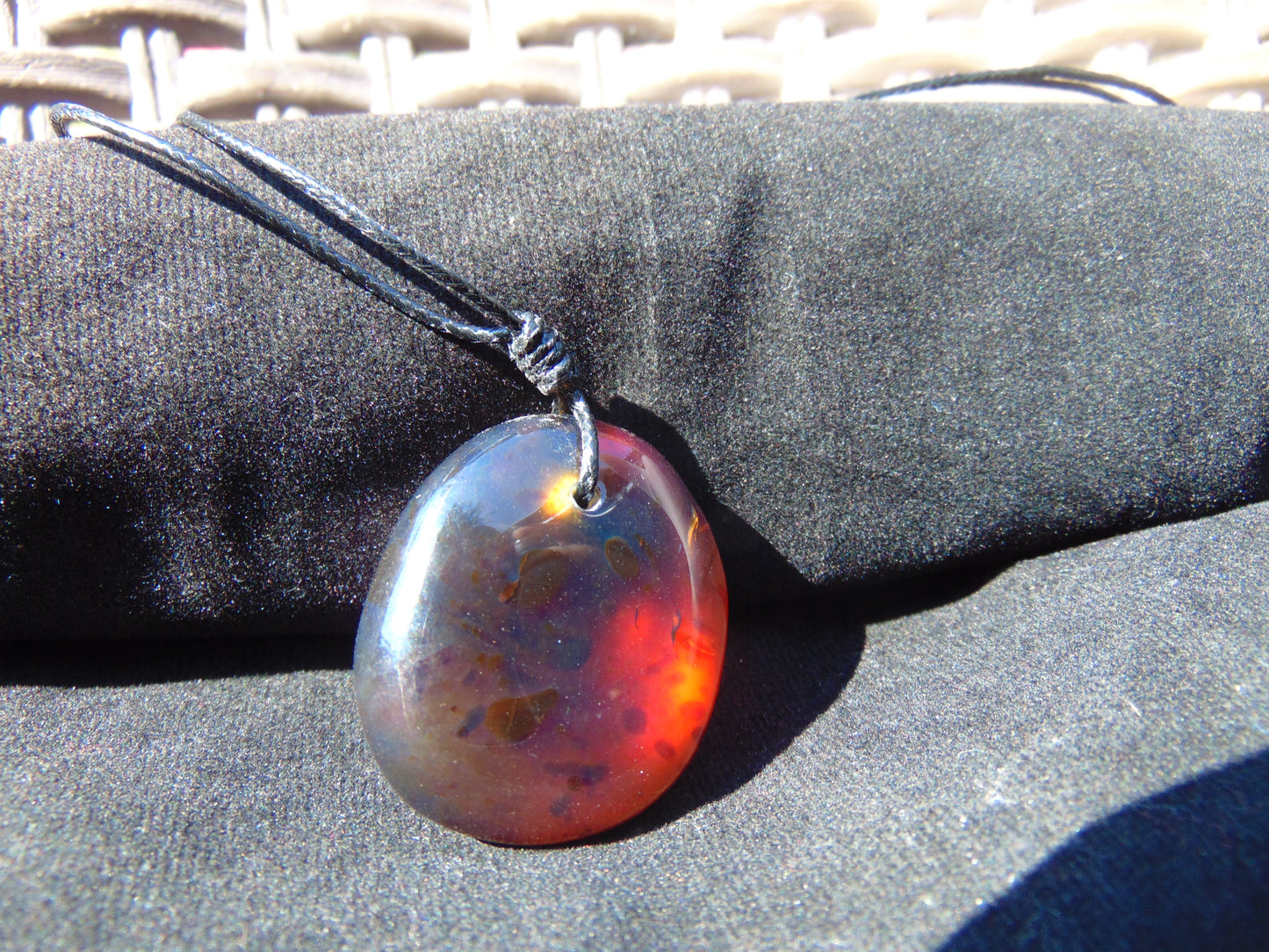 10 gram Pendant Indonesian Blue Amber for Healing 25A559