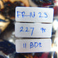 227 gr 11 beads Big Necklace Indonesian blue Amber for Healing FRN23