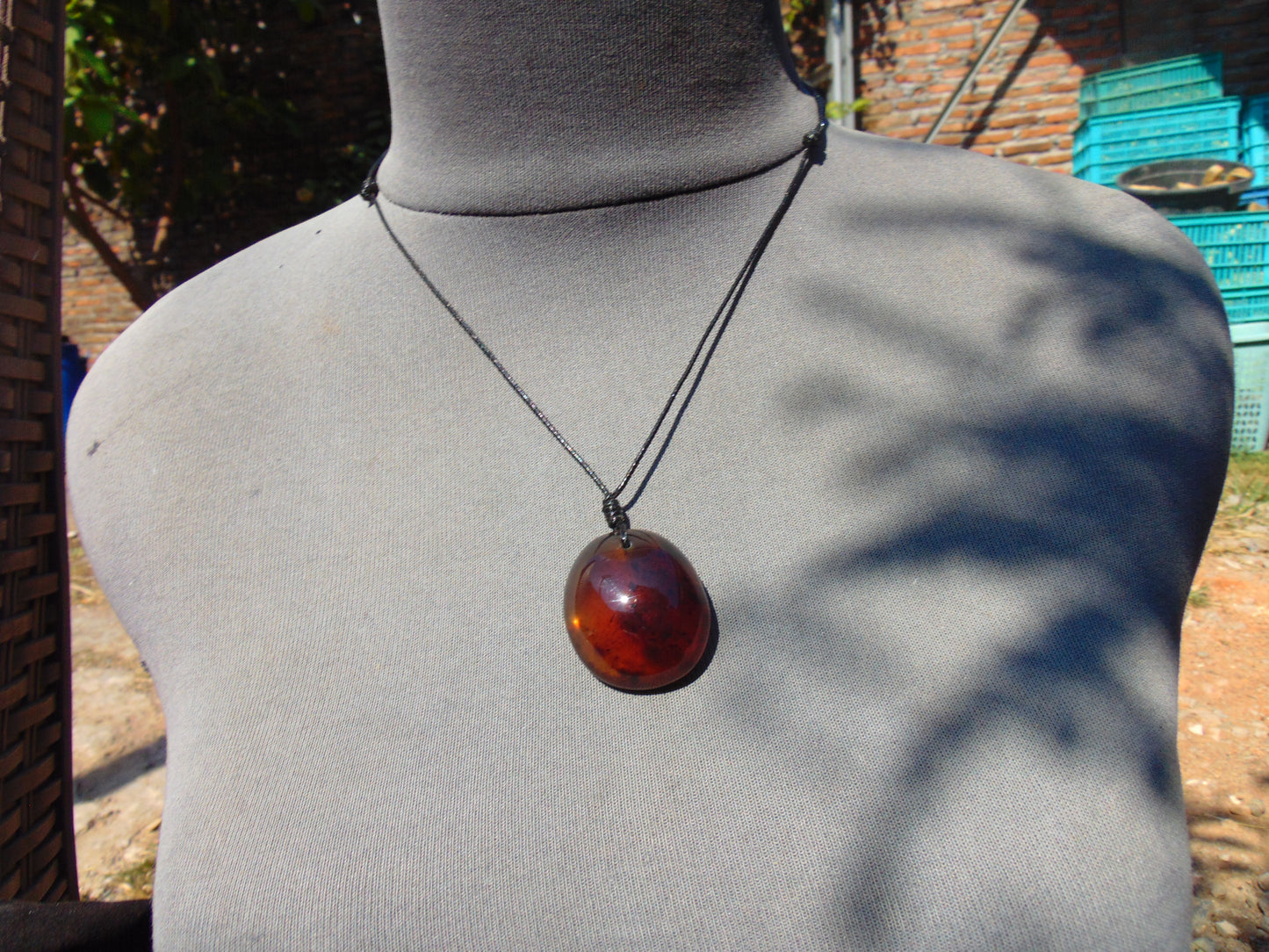 10 gram Pendant Indonesian Blue Amber for Healing 25A559