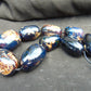 301 gr 6 beads Big Necklace Indonesian blue Amber for Healing FRN22