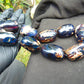 301 gr 6 beads Big Necklace Indonesian blue Amber for Healing FRN22