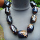 301 gr 6 beads Big Necklace Indonesian blue Amber for Healing FRN22