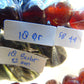 18 Gram 18 Small Beads Bracelet Indonesian Cherry Red Bluish Amber for Healing SB44