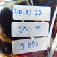 301 gr 6 beads Big Necklace Indonesian blue Amber for Healing FRN22