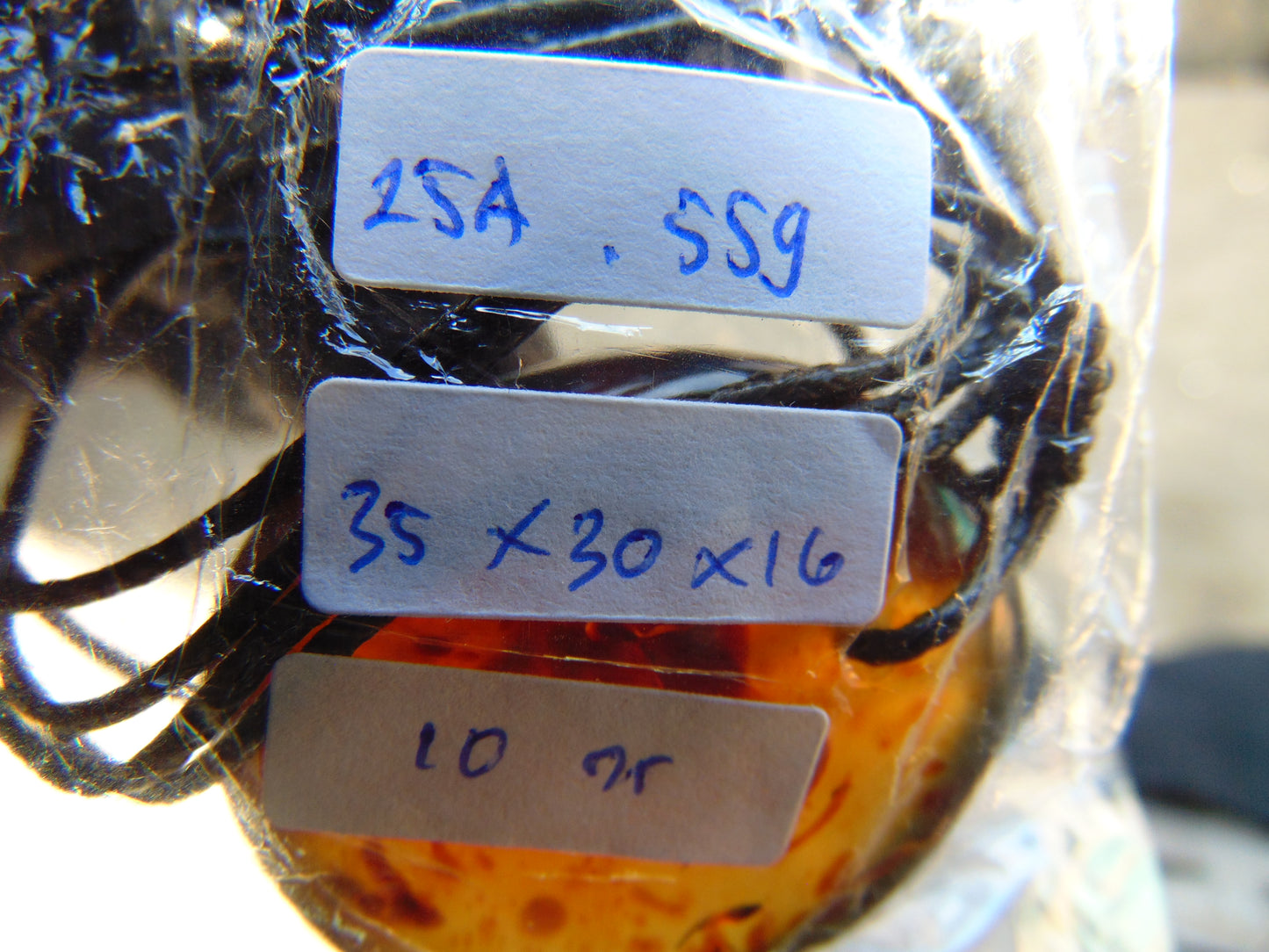 10 gram Pendant Indonesian Blue Amber for Healing 25A559