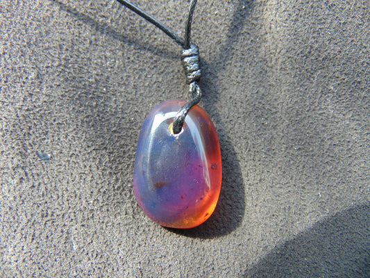 3 gram Pendant Indonesian Blue Amber for Healing 26A179