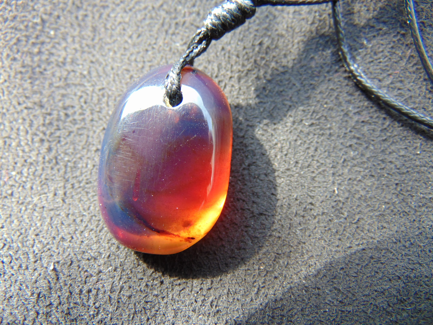 3 gram Pendant Indonesian Blue Amber for Healing 26A179