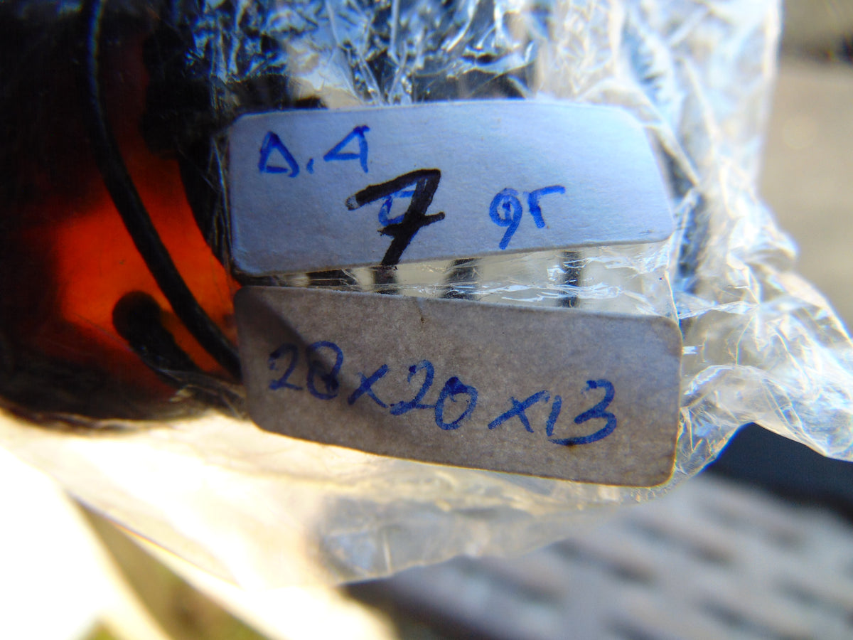 7 gram Pendant Indonesian Blue Amber for Healing A4