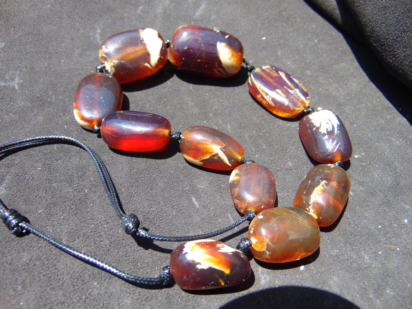 90 gram Small Beads Necklace Indonesian Amber for Healing NE46