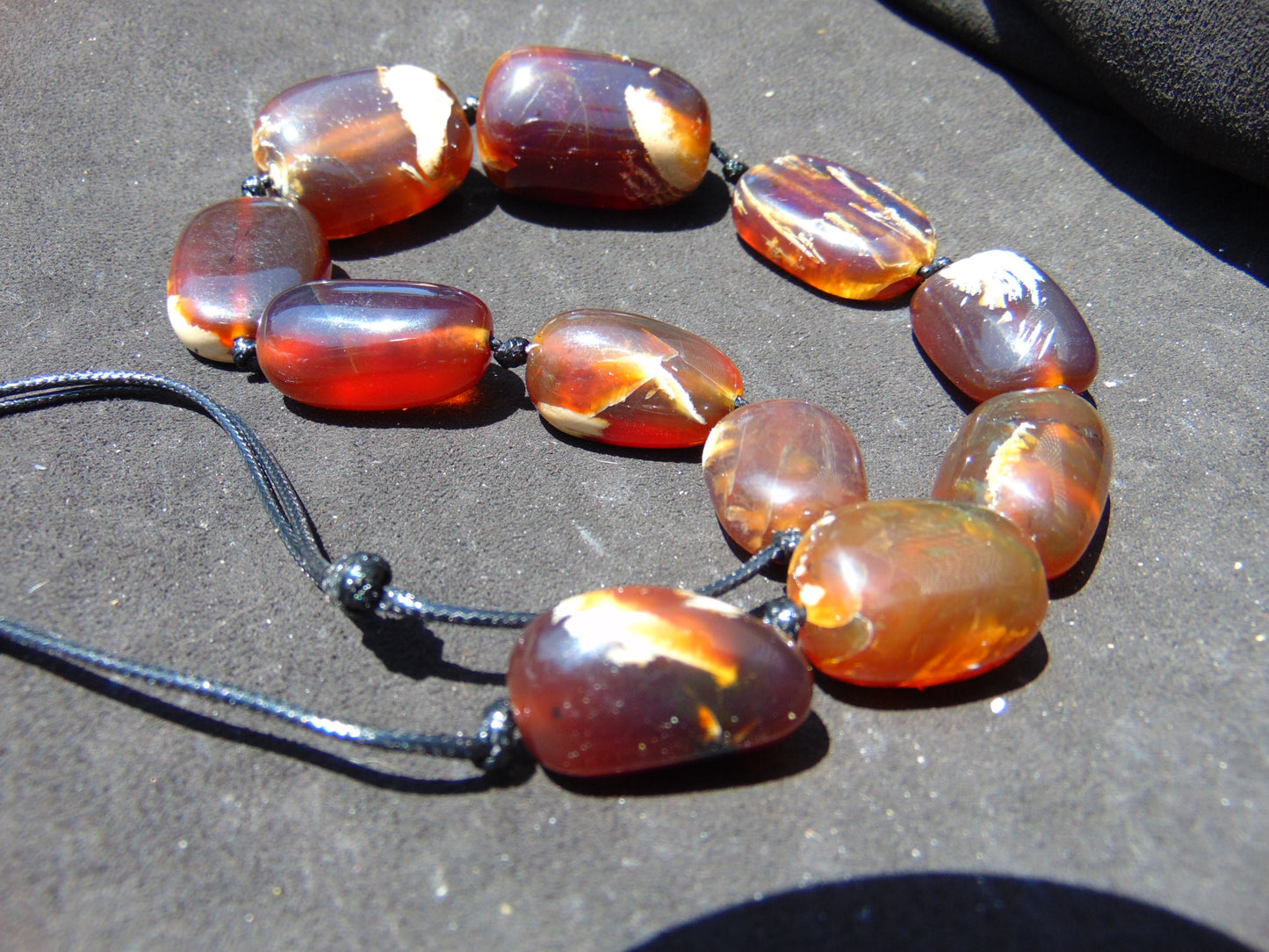90 gram Small Beads Necklace Indonesian Amber for Healing NE46