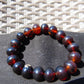 18 Gram 18 Small Beads Bracelet Indonesian Cherry Red Bluish Amber for Healing SB51