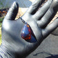 7 gram Teardrop Pendant Indonesian Blue Amber for Healing PBN606