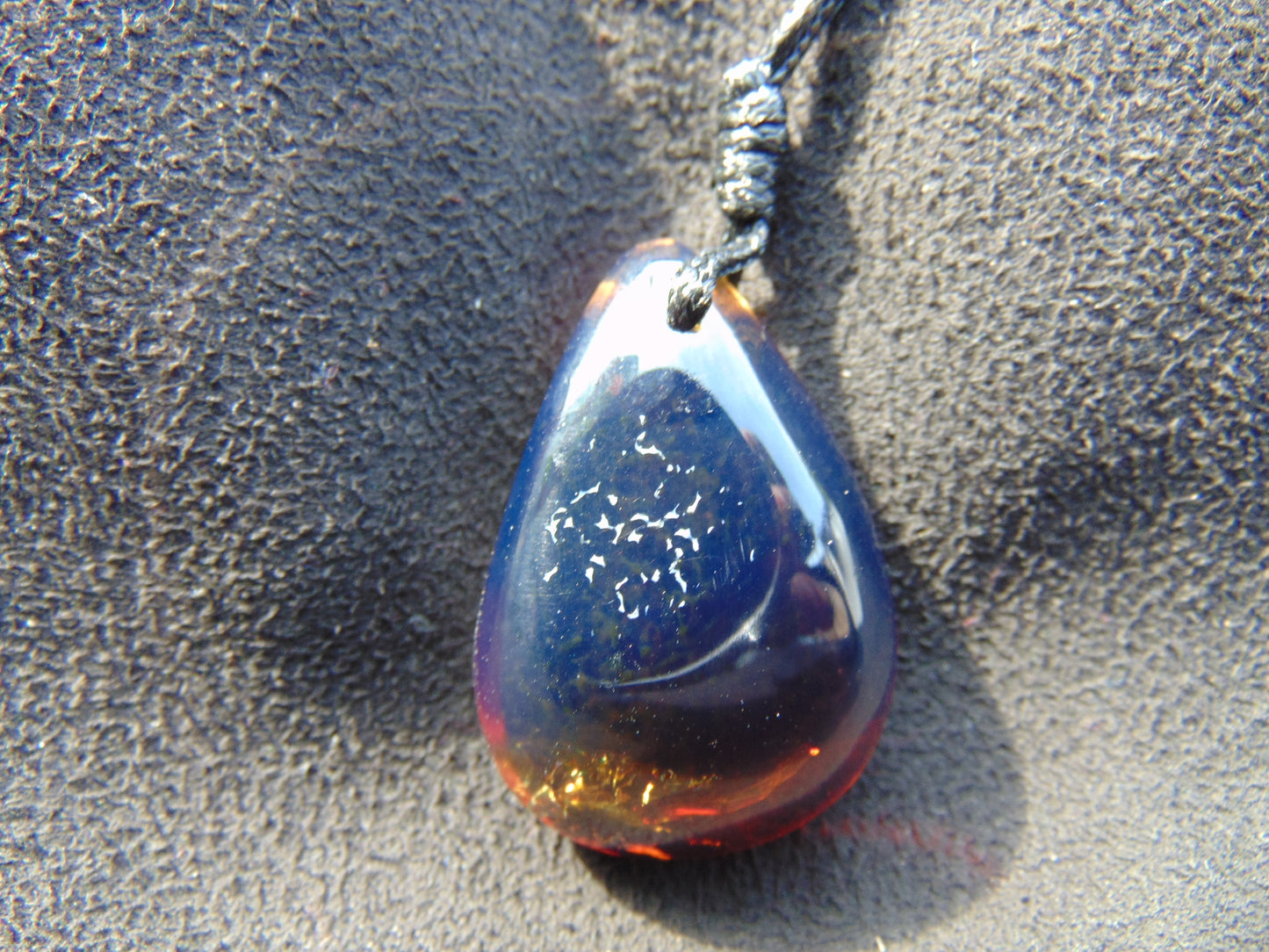 5 gram Pendant Indonesian Blue Amber for Healing 26A119