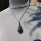 7 gram Teardrop Pendant Indonesian Blue Amber for Healing PBN606