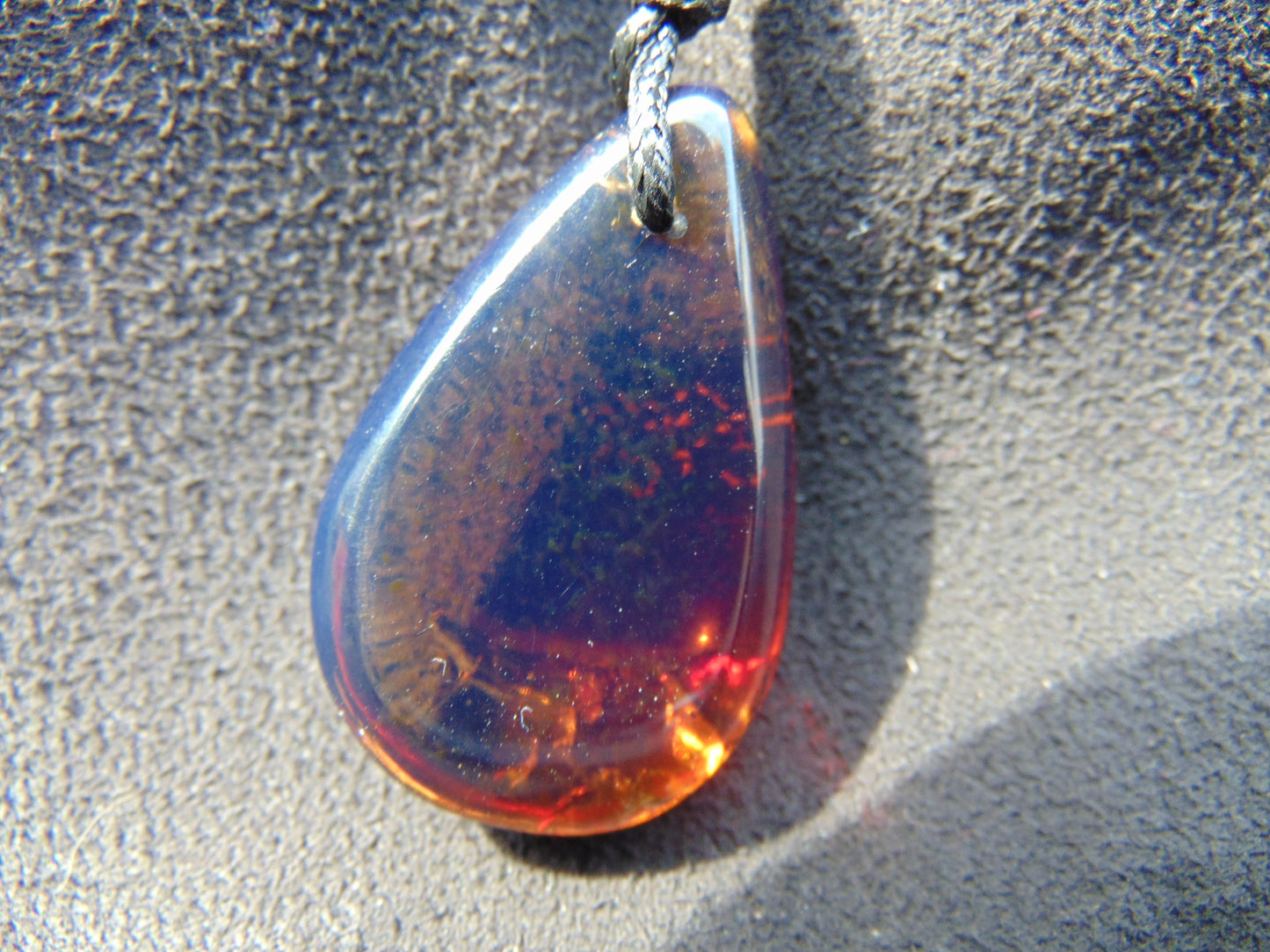 5 gram Pendant Indonesian Blue Amber for Healing 26A119
