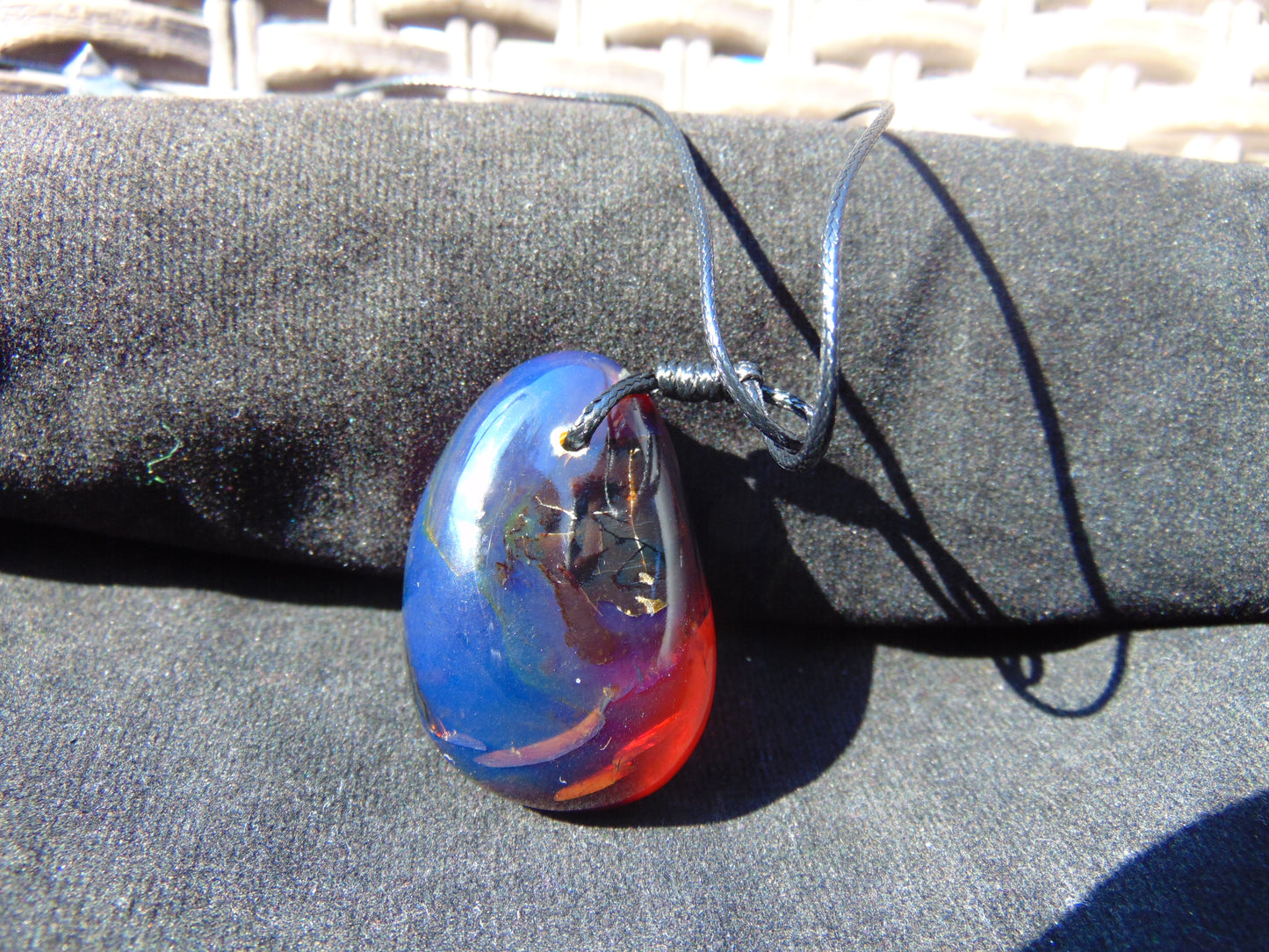 10 gram Pendant Indonesian Blue Amber for Healing 26N81